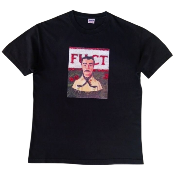 FUCT Jesus Malverde T-Shirt, Large, Black. - Picture 1 of 7
